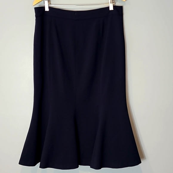 Lauren Ralph Lauren Wool midi skirt size 12 Academia Luxury Preppy Old Money - Picture 4 of 6